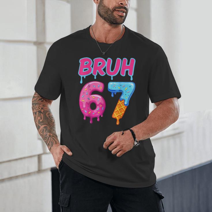 Baseball Ice Cream Drip Number 67 Player Or 67th Birthday Unisex T-Shirt Baseball Ice Cream Drip Number 67 Player Or 67th Birthday Unisex T-Shirt