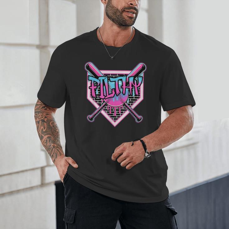 Baseball Ice Cream Drip Pitcher Filthy Unisex T-Shirt
