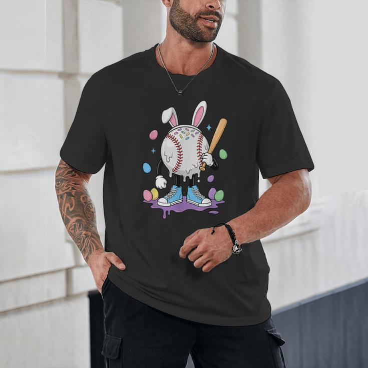 Baseball Ice Cream Drip Youth Boys Cute Easter Sports Unisex T-Shirt Baseball Ice Cream Drip Youth Boys Cute Easter Sports Unisex T-Shirt