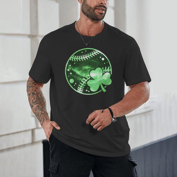 Baseball Irish Shamrock Lucky Clover St Patricks Day Boys Unisex T-Shirt Baseball Irish Shamrock Lucky Clover St Patricks Day Boys Unisex T-Shirt