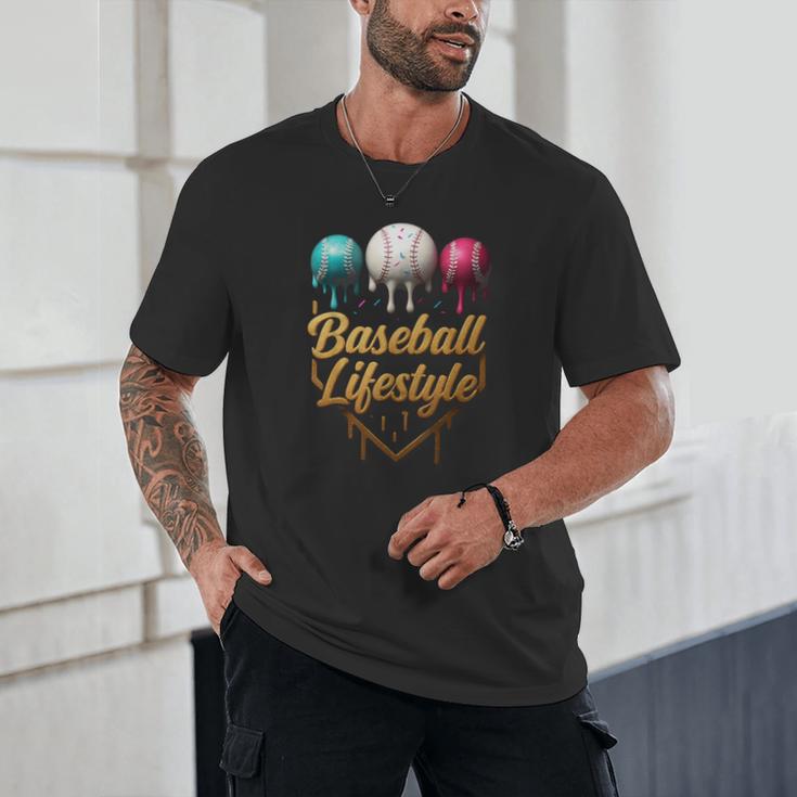 Baseball Lifestyle Drip Unisex T-Shirt
