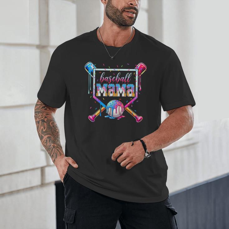 Baseball Mama Ice Cream Drip For Men Women Boy Kids Unisex T-Shirt Baseball Mama Ice Cream Drip For Men Women Boy Kids Unisex T-Shirt