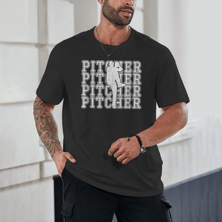 Baseball Pitcher Player Team Sport Lover Family Friends Fans Unisex T-Shirt Baseball Pitcher Player Team Sport Lover Family Friends Fans Unisex T-Shirt