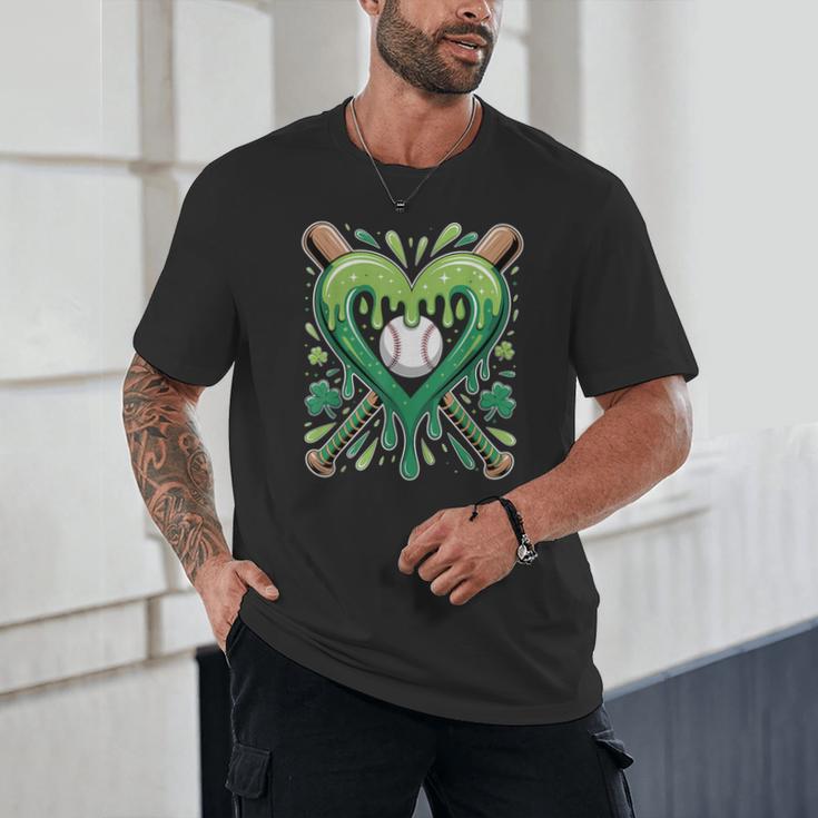 Baseball St Patricks Day Boys Girls Men Women Shamrock Green Unisex T-Shirt Baseball St Patricks Day Boys Girls Men Women Shamrock Green Unisex T-Shirt
