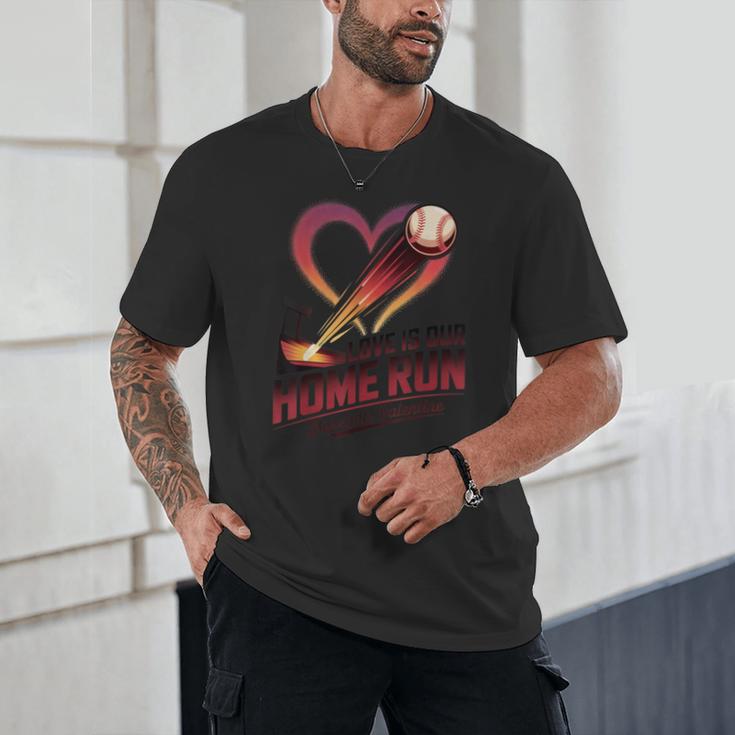 Baseball Valentine Love Is Our Home Run Apparel Unisex T-Shirt Baseball Valentine Love Is Our Home Run Apparel Unisex T-Shirt