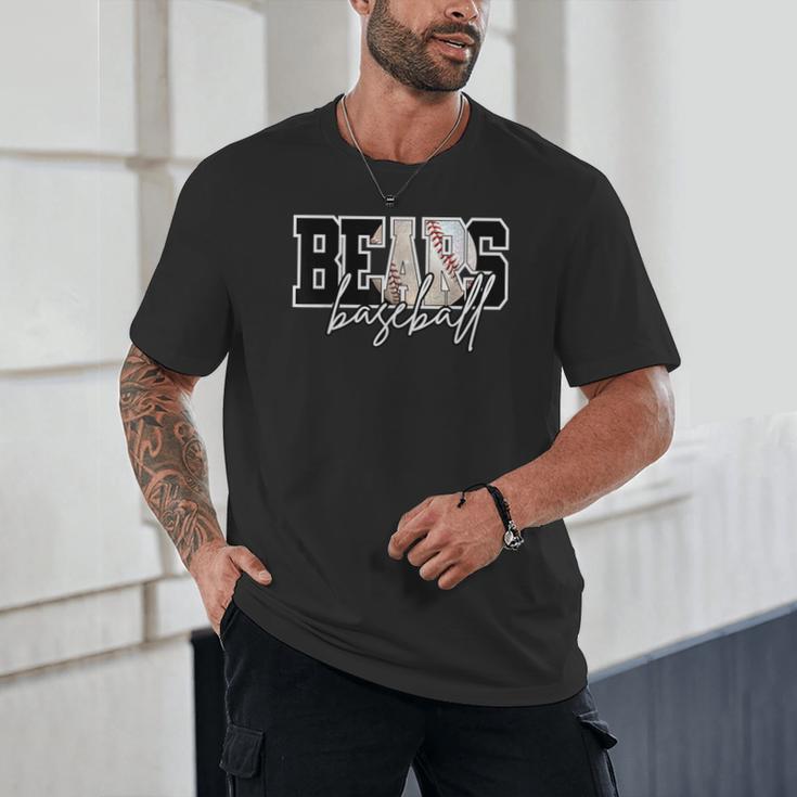 Bears Baseball Mom Game Day School Spirit Bear Pride Unisex T-Shirt