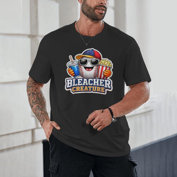 Bleacher Creature Baseball Fan Supporter Game Day Ball Unisex T-Shirt