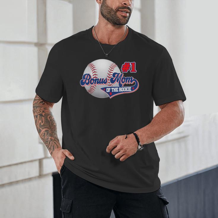 Bonus Mom Rookie Of Year 1st Birthday Baseball Theme Unisex T-Shirt Bonus Mom Rookie Of Year 1st Birthday Baseball Theme Unisex T-Shirt
