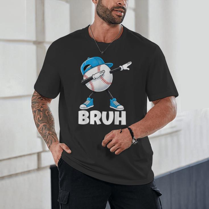 Boys Baseball Graphic Tee Teen Apparel Cute Meme Bruh Unisex T-Shirt Boys Baseball Graphic Tee Teen Apparel Cute Meme Bruh Unisex T-Shirt