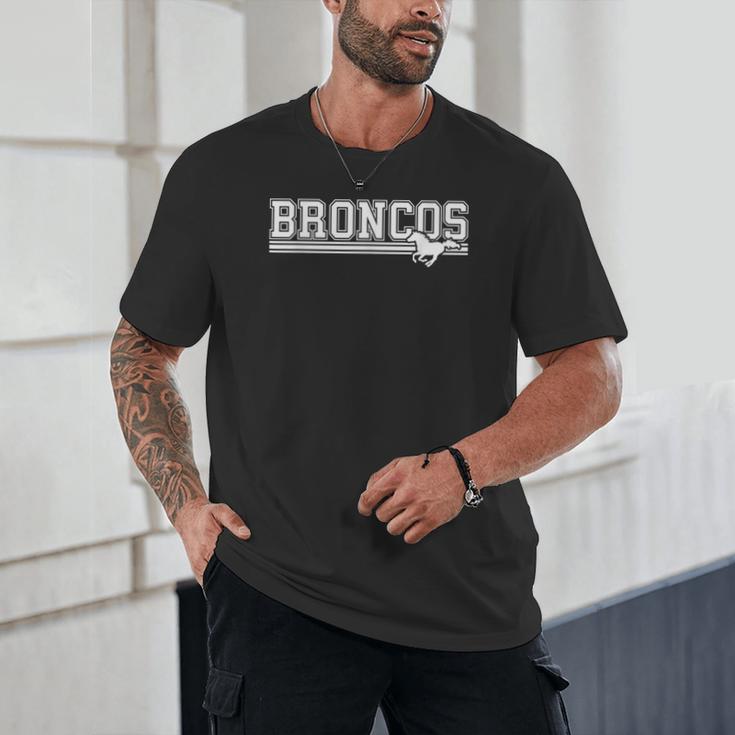 Broncos School Spirit Fan Team Broncos Back To School Unisex T-Shirt
