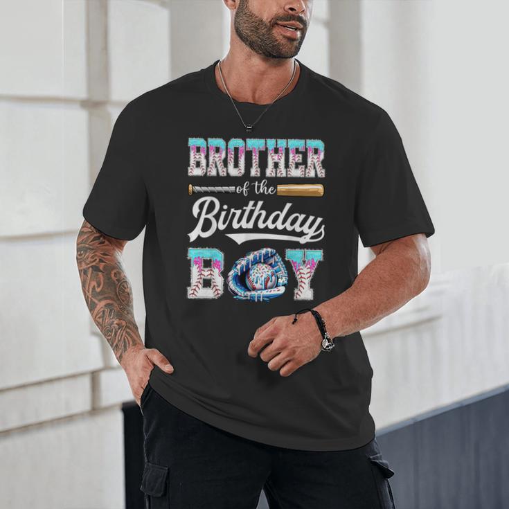 Brother Of The Birthday Boy Baseball Ice Cream Drip Matching Unisex T-Shirt Brother Of The Birthday Boy Baseball Ice Cream Drip Matching Unisex T-Shirt