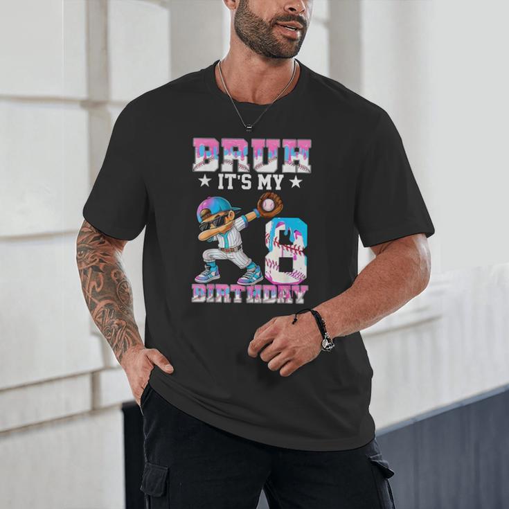 Bruh It's My 8th Birthday Baseball Ice Cream Drip 8 Year Old Unisex T-Shirt Bruh It's My 8th Birthday Baseball Ice Cream Drip 8 Year Old Unisex T-Shirt