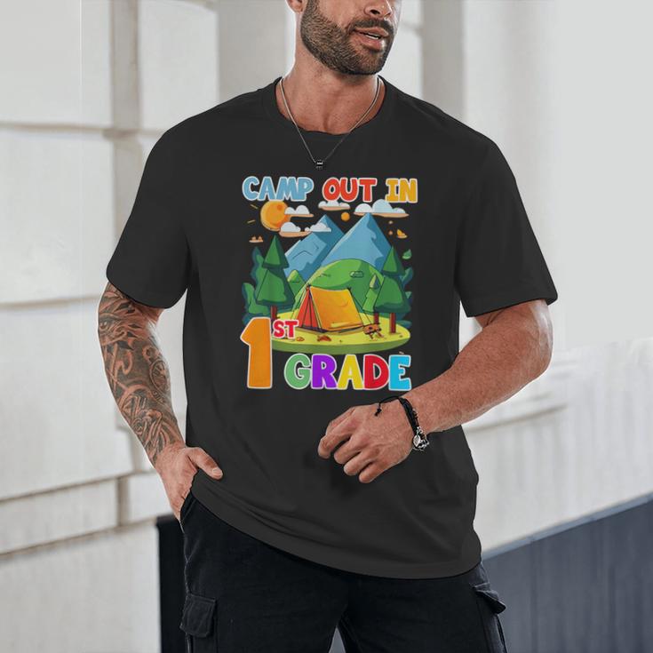 Camp Out In 1st Grade Back To School For Camping Lover Unisex T-Shirt Camp Out In 1st Grade Back To School For Camping Lover Unisex T-Shirt
