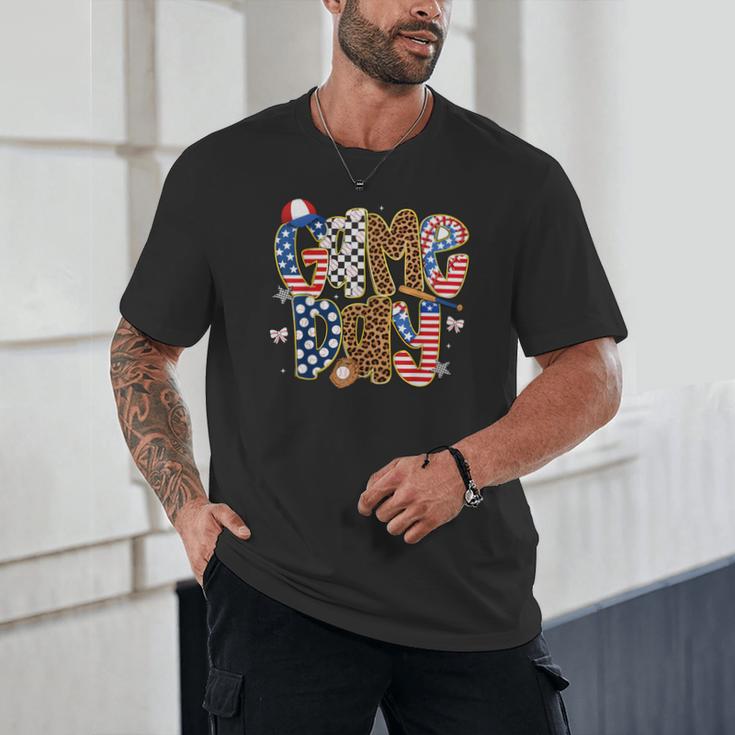 Checkered Leopard Game Day Baseball Men Women Kids Unisex T-Shirt Checkered Leopard Game Day Baseball Men Women Kids Unisex T-Shirt