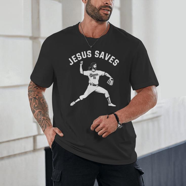 Christian Jesus Saves Baseball Pitcher Heaven 01 Sports Unisex T-Shirt Christian Jesus Saves Baseball Pitcher Heaven 01 Sports Unisex T-Shirt