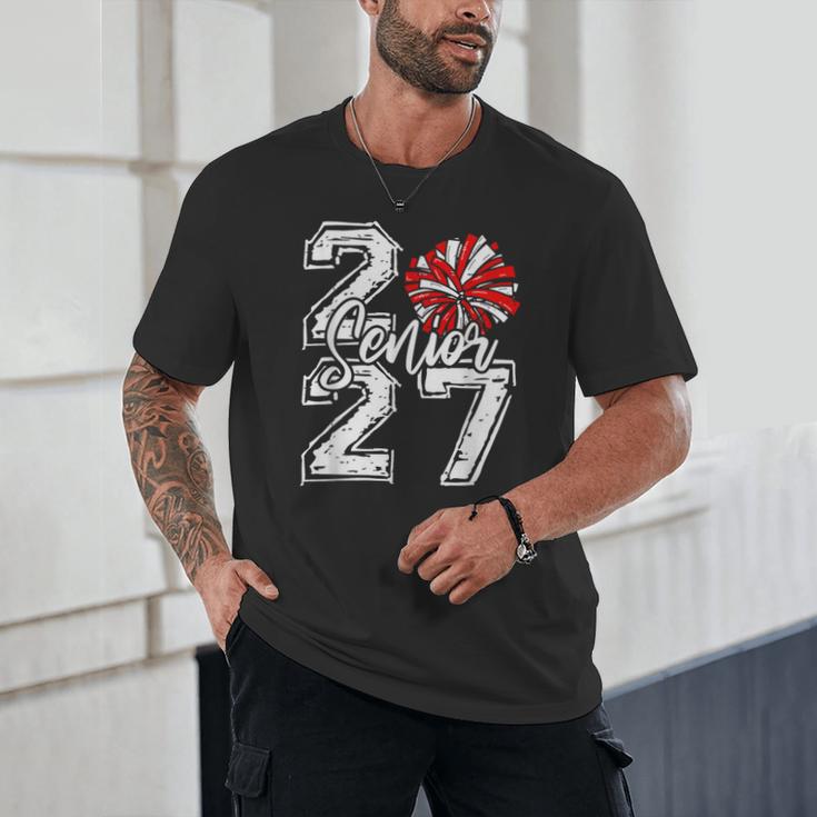 Class Of 2027 Cheer Red Senior 2027 Back To School Unisex T-Shirt Class Of 2027 Cheer Red Senior 2027 Back To School Unisex T-Shirt