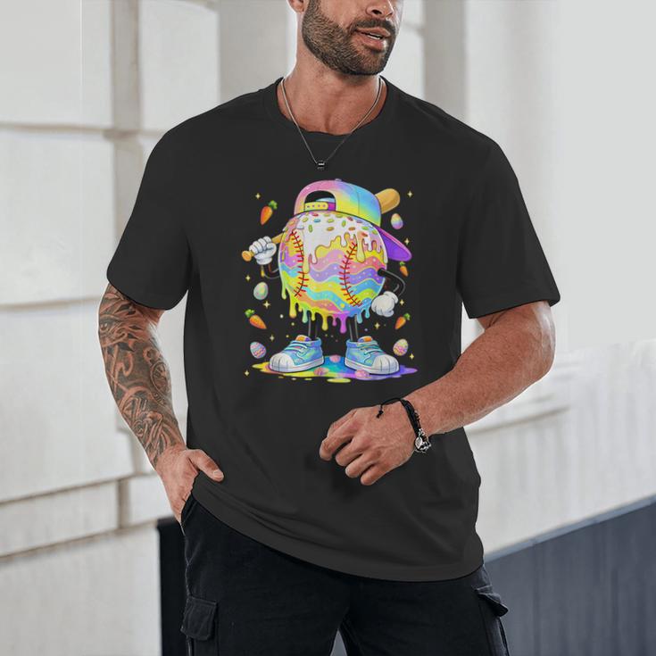 Cute Easter Baseball Ice Cream Boys Girls Kids Unisex T-Shirt