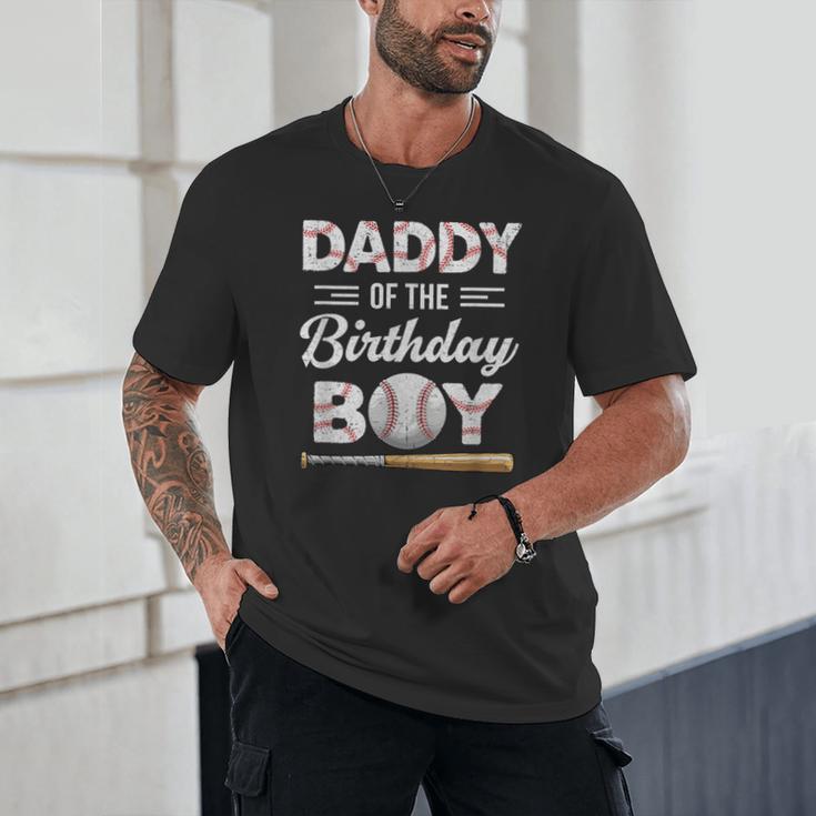 Daddy Of The Birthday Boy Baseball Matching Family Unisex T-Shirt