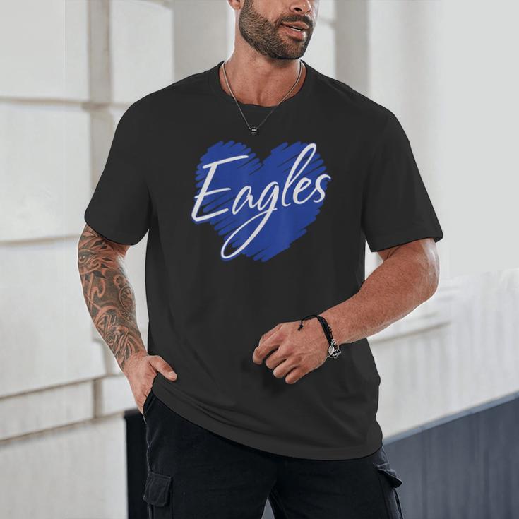 Eagles Heart Back To School Spirit B Unisex T-Shirt Eagles Heart Back To School Spirit B Unisex T-Shirt