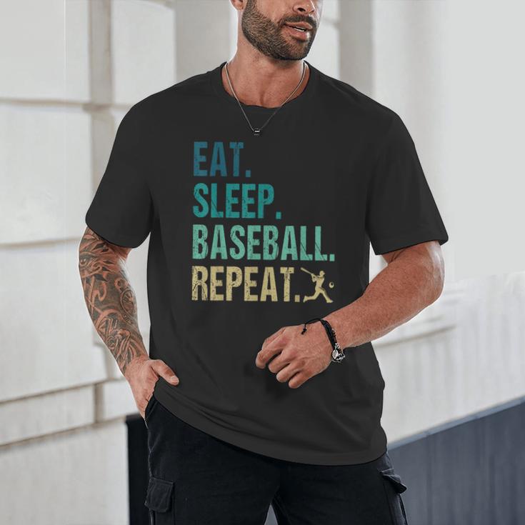 Eat Sleep Baseball Repeat Baseball Player Baseball Unisex T-Shirt Eat Sleep Baseball Repeat Baseball Player Baseball Unisex T-Shirt