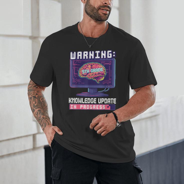 Fifth Grade Back To School Shirts Kids Girls Boys Computers Unisex T-Shirt