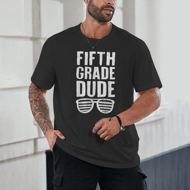 Fifth Grade Dude First Day Back To School Boys Kids Unisex T-Shirt Fifth Grade Dude First Day Back To School Boys Kids Unisex T-Shirt