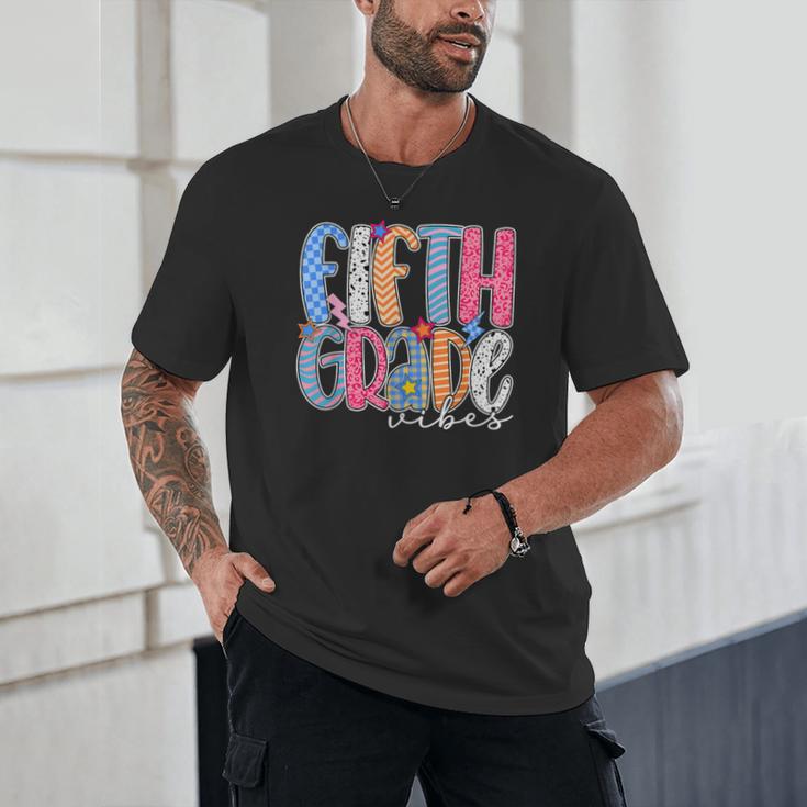 Fifth Grade Vibes 5th Grade Team Retro Back To School Unisex T-Shirt Fifth Grade Vibes 5th Grade Team Retro Back To School Unisex T-Shirt