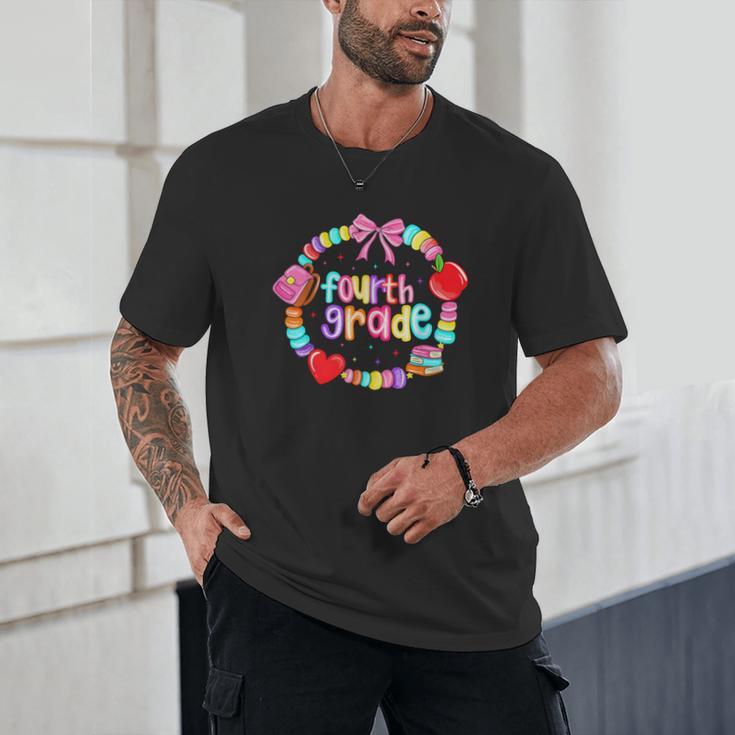 First Day Of 4th Grade Friendship Bracelet Back To School Unisex T-Shirt First Day Of 4th Grade Friendship Bracelet Back To School Unisex T-Shirt