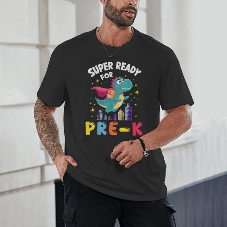 First Day Pre-K Back To School Dinosaur Unisex T-Shirt