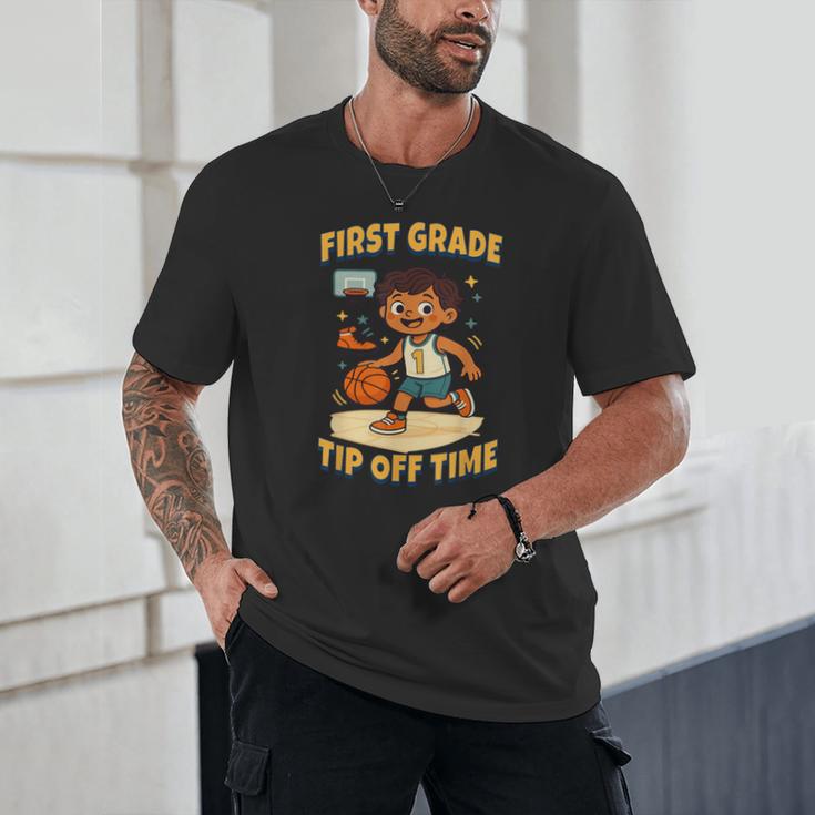 First Grade Basketball Back To School Slam Dunk Style Unisex T-Shirt First Grade Basketball Back To School Slam Dunk Style Unisex T-Shirt