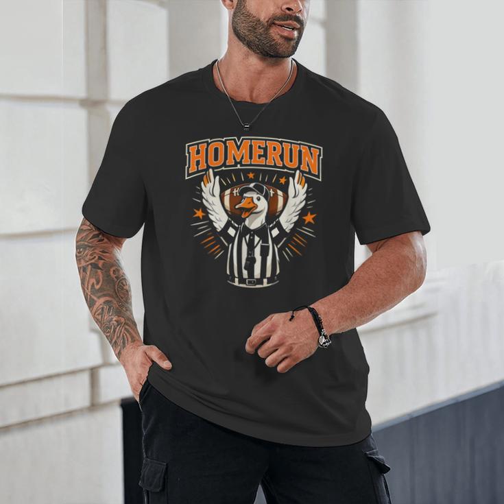 Football Referee Touchdown Baseball Homerun Goose Unisex T-Shirt Football Referee Touchdown Baseball Homerun Goose Unisex T-Shirt