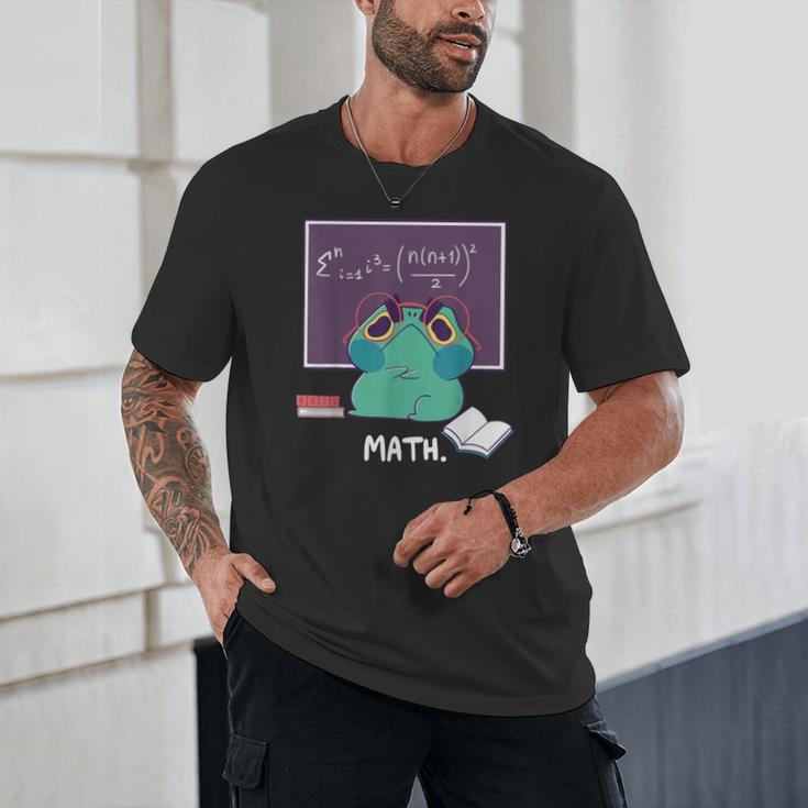 Frog Hates Math Kawaii Science Back To School Kids Unisex T-Shirt Frog Hates Math Kawaii Science Back To School Kids Unisex T-Shirt