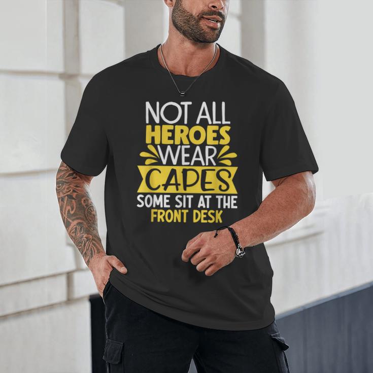 Front Office Desk Administrator Back To School Reception Unisex T-Shirt Front Office Desk Administrator Back To School Reception Unisex T-Shirt