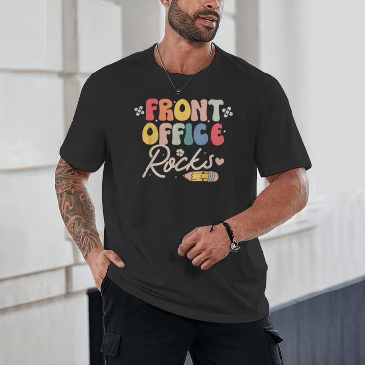 Front Office Rocks Back To School Secretary Admin Staff Tee Unisex T-Shirt