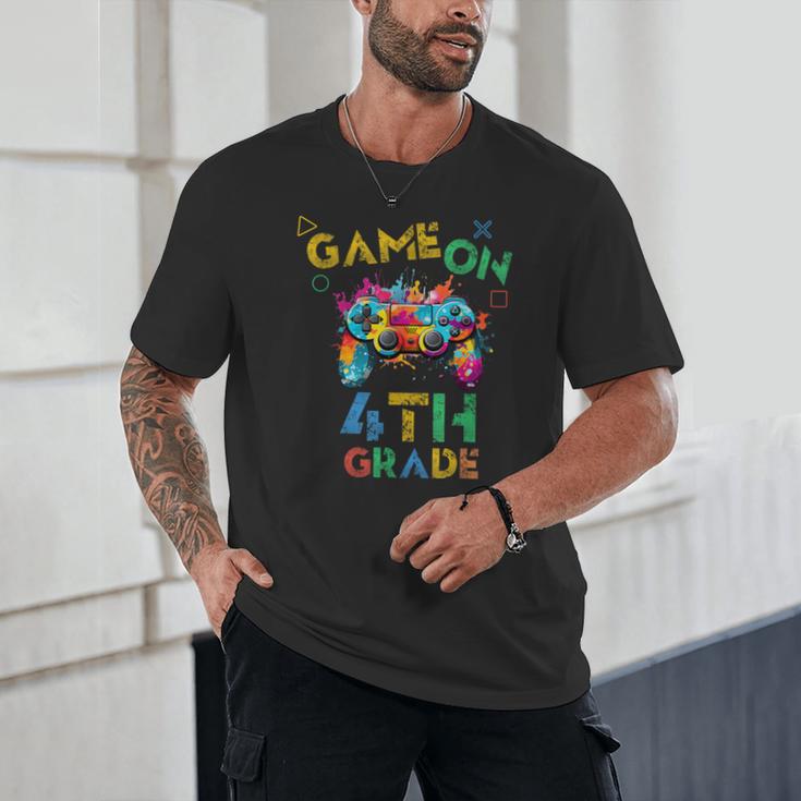 Game On 4th Grade Boys Kids Back To School Unisex T-Shirt Game On 4th Grade Boys Kids Back To School Unisex T-Shirt
