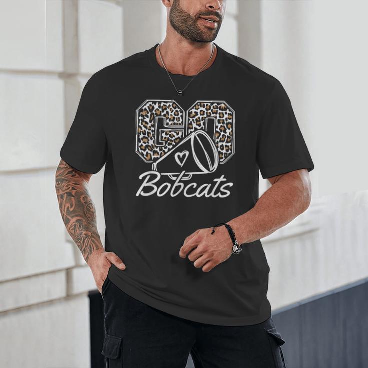 Go Cheer Bobcats High School Spirit Fan Team Back To School Unisex T-Shirt