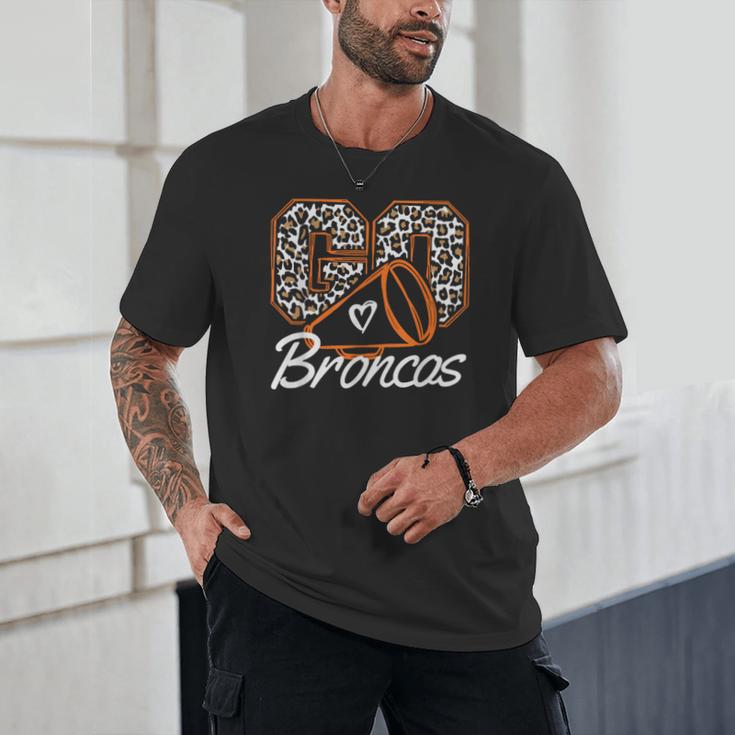 Go Cheer Broncos School Spirit Fan Team Back To School Unisex T-Shirt Go Cheer Broncos School Spirit Fan Team Back To School Unisex T-Shirt