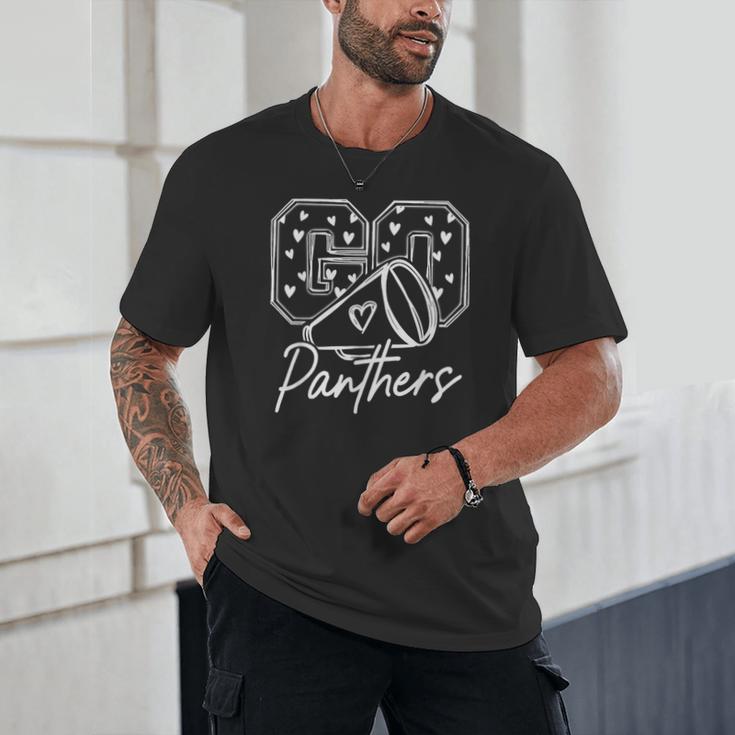 Go Cheer Panthers High School Spirit Team Back To School Unisex T-Shirt