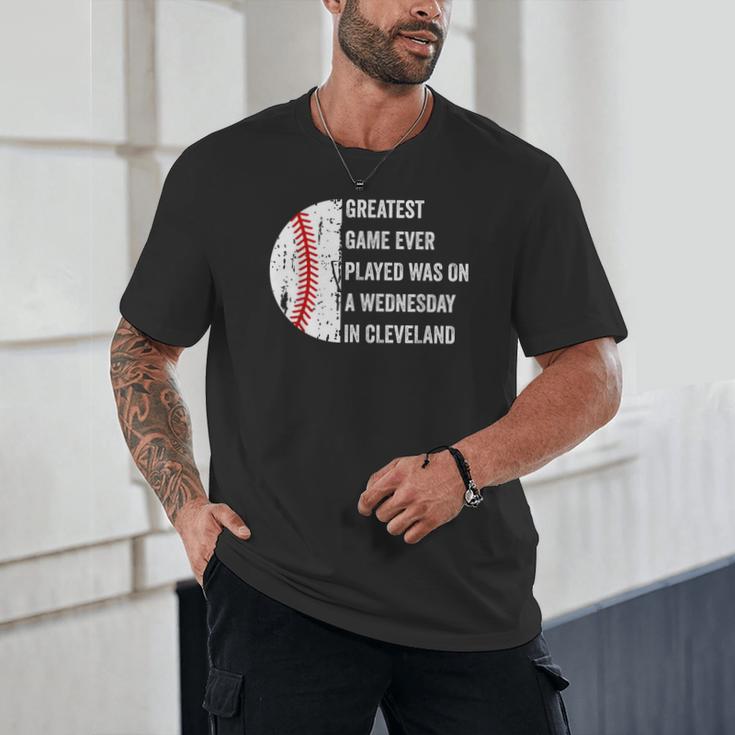 Greatest Game Ever Played Was In Cleveland 2016 Baseball Unisex T-Shirt Greatest Game Ever Played Was In Cleveland 2016 Baseball Unisex T-Shirt