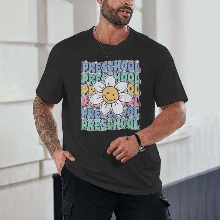 Groovy Preschool Cute Back To School First Day Of Pre K Unisex T-Shirt Groovy Preschool Cute Back To School First Day Of Pre K Unisex T-Shirt