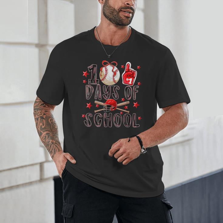 Happy 101 Days Of School Baseball Sports 100th Day Unisex T-Shirt Happy 101 Days Of School Baseball Sports 100th Day Unisex T-Shirt