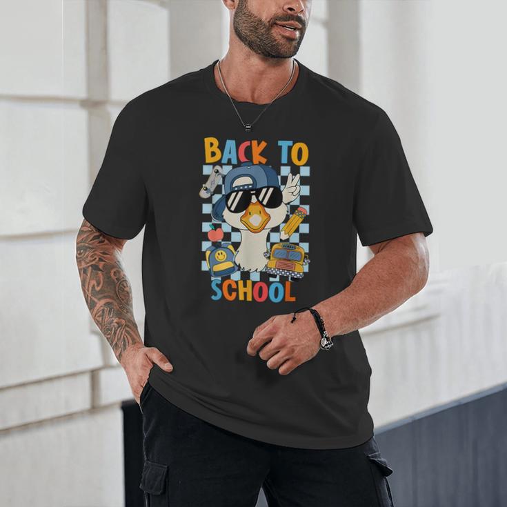 Happy First Day Of School Back To School Goose Boys Kids Unisex T-Shirt Happy First Day Of School Back To School Goose Boys Kids Unisex T-Shirt