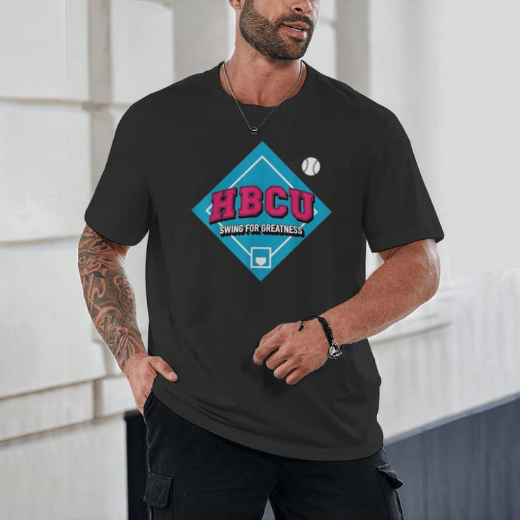 HBCU Swing For Greatness Baseball Softball College Apparel Unisex T-Shirt HBCU Swing For Greatness Baseball Softball College Apparel Unisex T-Shirt