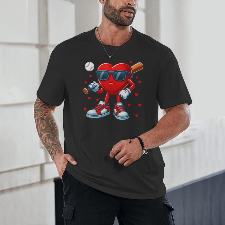 Heart Love Baseball Valentine Outfit Men Boy Unisex T-Shirt Heart Love Baseball Valentine Outfit Men Boy Unisex T-Shirt