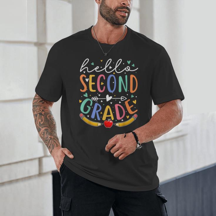 Hello 2nd Grade Tshirt Second Grade Back To School Unisex T-Shirt Hello 2nd Grade Tshirt Second Grade Back To School Unisex T-Shirt