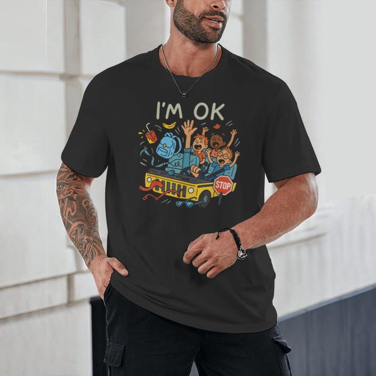 Humorous Graphic Art For School Bus Driver Back To School Unisex T-Shirt