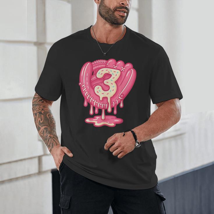 Ice Cream Baseball Glove 3rd Birthday Edition Unisex T-Shirt Ice Cream Baseball Glove 3rd Birthday Edition Unisex T-Shirt