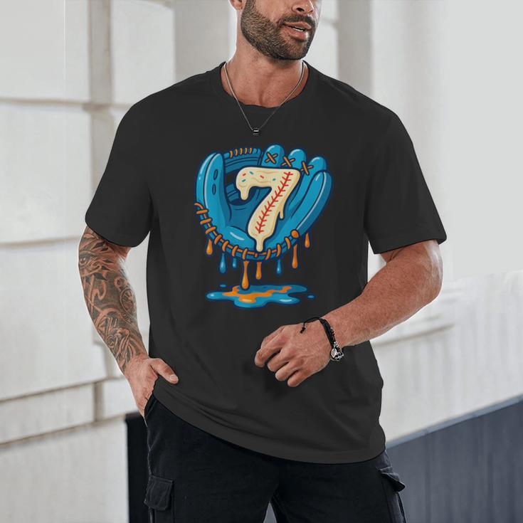 Ice Cream Baseball Glove 7th Birthday Edition Unisex T-Shirt
