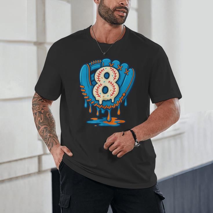 Ice Cream Baseball Glove 8th Birthday Edition Unisex T-Shirt