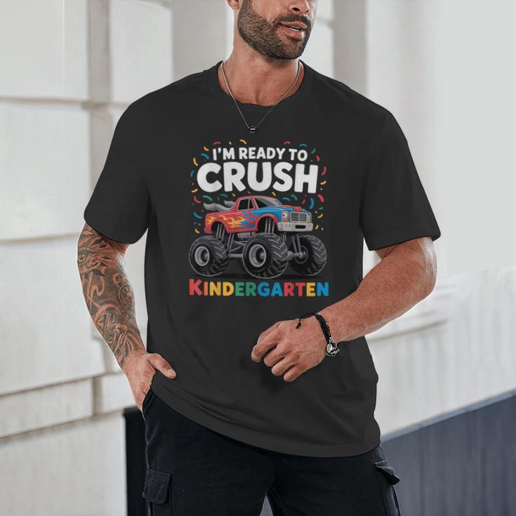 I'm Ready To Crush Kindergarten Monster Truck Back To School Unisex T-Shirt I'm Ready To Crush Kindergarten Monster Truck Back To School Unisex T-Shirt